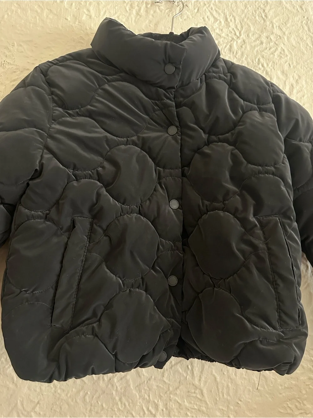 Zara Kids Girls Black Quilted Puffer Jacket Coat 10 Children’s